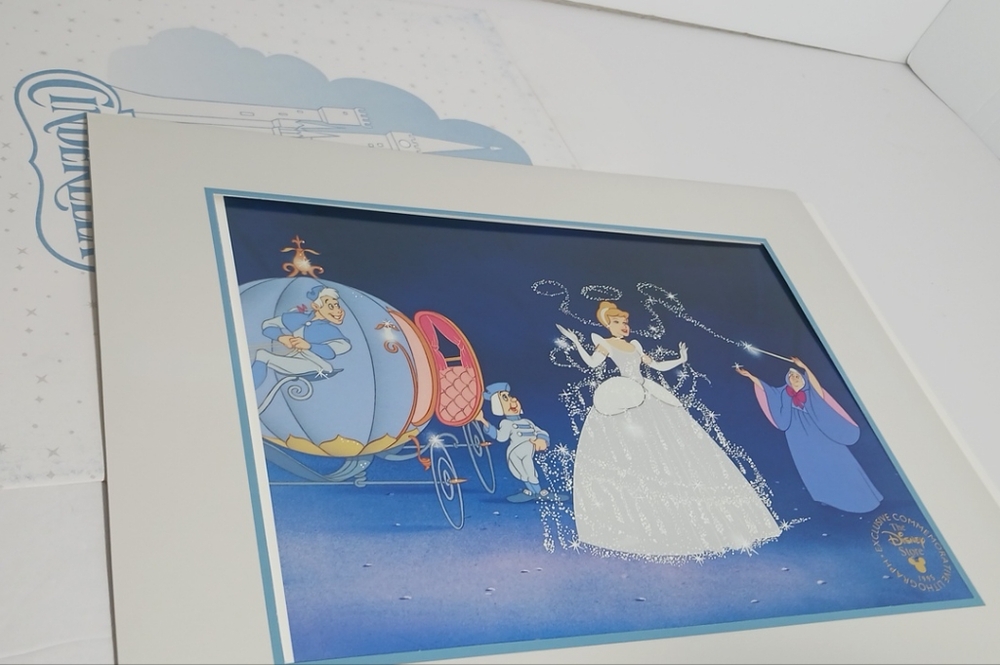 Disney Cinderella Lithograph 1995